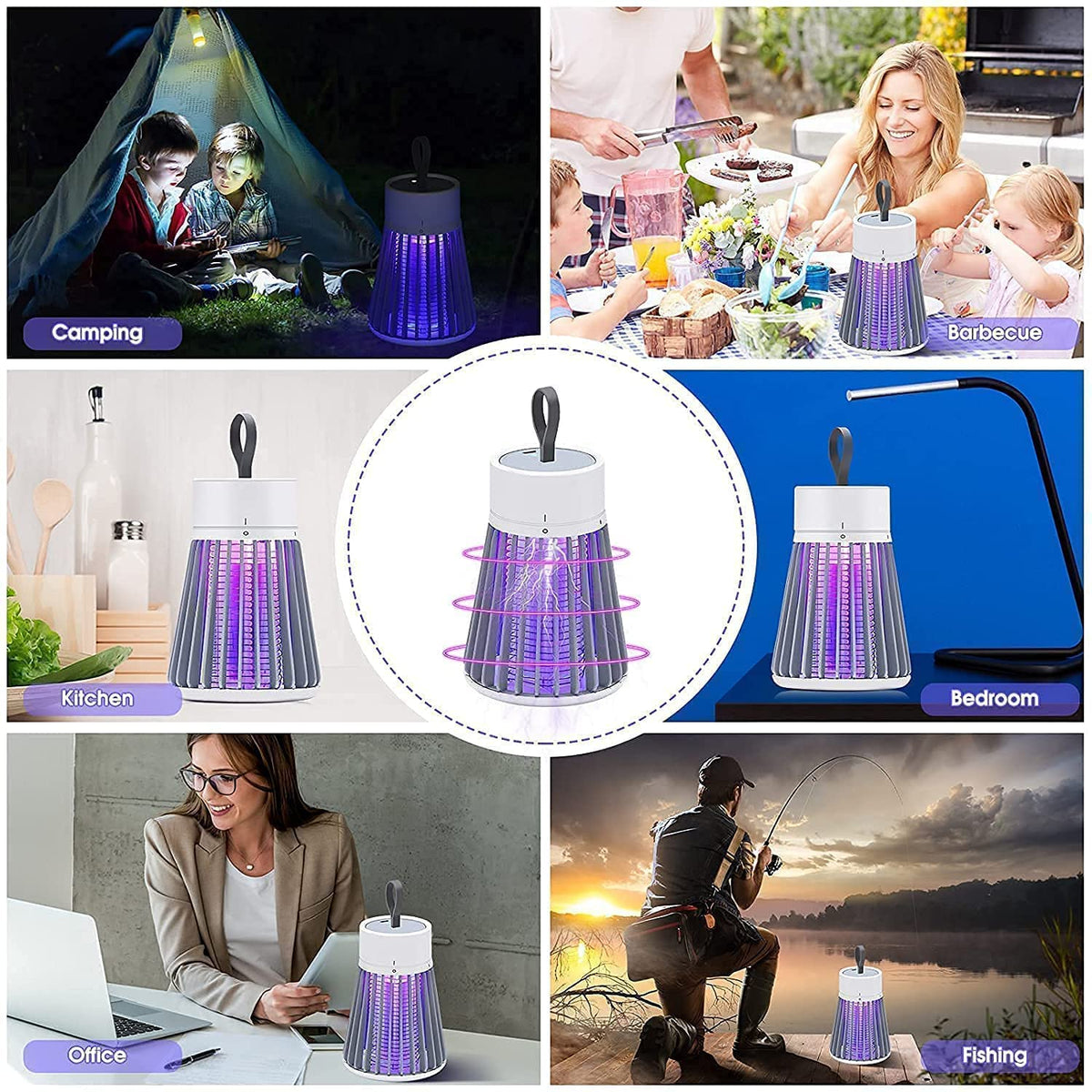 Eco-Friendly Mosquito Killer Lamp - Silent, Safe, and Effective